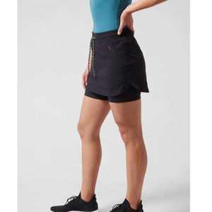 Athleta Black Two-in-One Active Skort